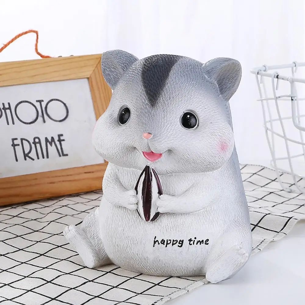 Милая мультяшная небьющаяся игрушка хомяк сберегательная банка для монет