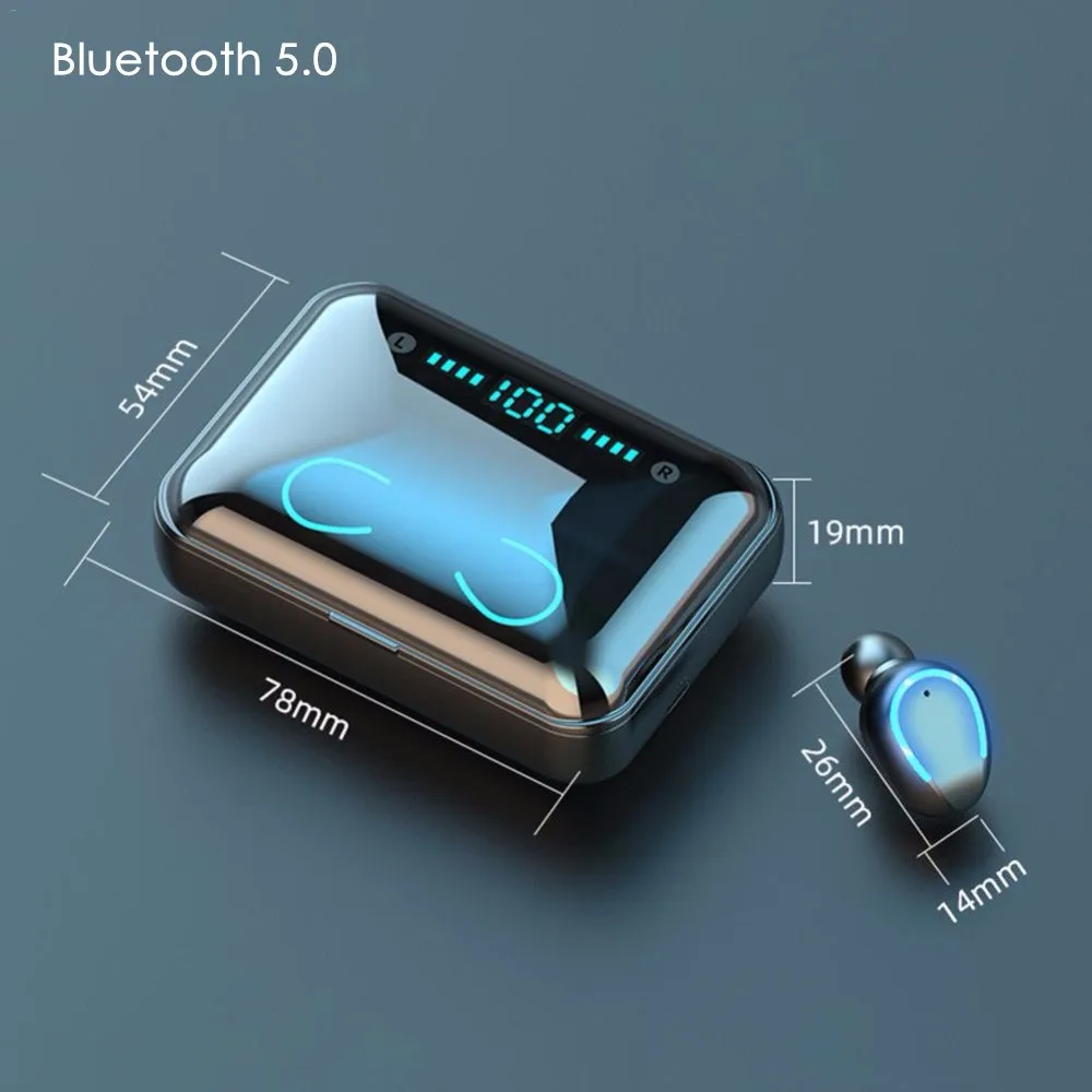 Bluetooth 5 0 наушники TWS Беспроводные сенсорные с отпечатком пальца спортивные для