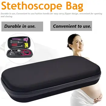 

1Pcs EVA Medical Carry stethoscope case Organizer Bag Storage Box Stethoscope Travel Case