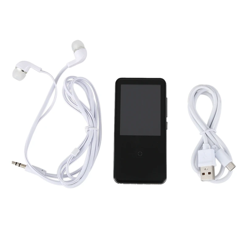 ABKT-Bluetooth4.1 MP3-плеер с динамиком 2,4 дюймов экран без потерь Звук Видео плеер Поддержка FM, запись, TXT, видео, кино, будильник