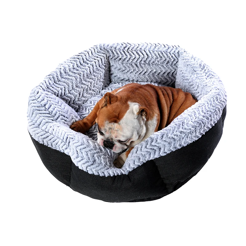 Large dog bed round washable pets bed winter warm sleeping plush dog kennel cat mats puppy cushion mat dog cat supplies house Large dog bed round washable pets bed winter warm sleeping plush dog kennel cat mats puppy cushion mat dog cat supplies house