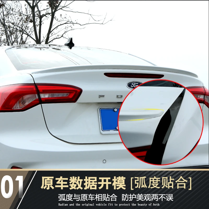 Для Ford Focus автомобильный-Стайлинг высокого качества ABS краска автомобиля фиксированный хвост, высокое качество Стабильный Автомобильный задний спойлер