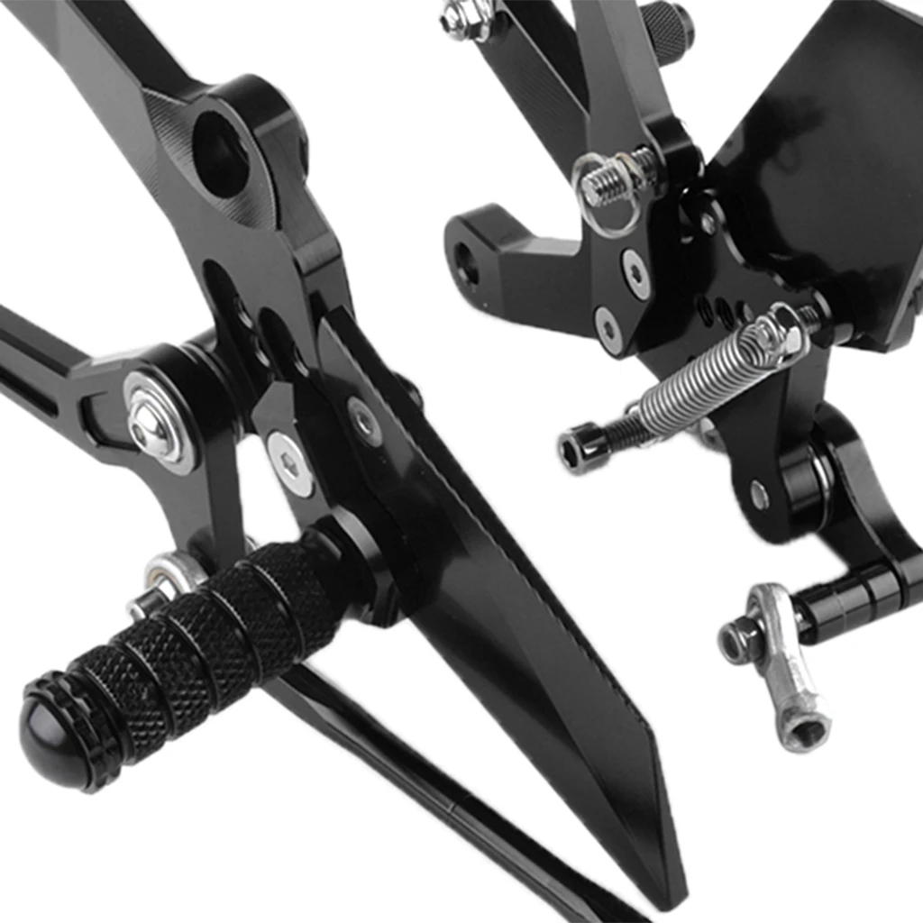 Мотоцикл с ЧПУ Алюминиевый сплав Rearsets задний Комплект Педали для Kawasaki Ninja 400