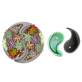 

Gossip Model Silicone Concrete Molds Tabletop Composite Flowerpot Home Decoration Concrete Flowerpot Molds Silicone Plaster Mold