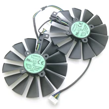 T129215sm 12v 0.25amp 95mm gpu ventilador para asus geforce gtx 1080ti rog poseidon platinum placa gráfica cooler ventilador de refrigeração