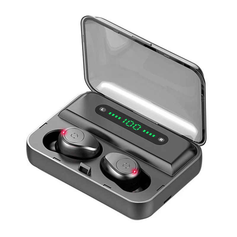 Настоящая Беспроводная гарнитура беспроводная bluetooth-гарнитура TWS стерео наушники с шумоподавлением с микрофоном Игровые наушники для iOS