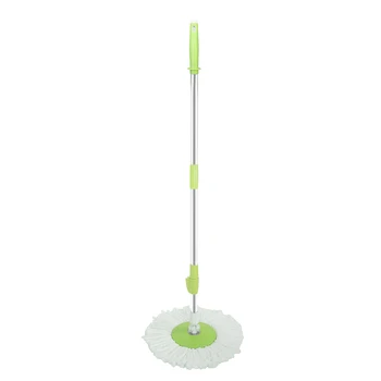 

360-Degree Rotary Head Ultra Slim Microfiber Mop Green