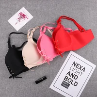Soutien-gorge sans couture sexy pour femme, lingerie push-up tendance, brassière sans armatures, bralette ajustable à bandes, lingerie féminine 5