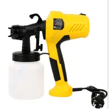 Электрический распылитель краски аэрограф 400 Вт Регулируемая насадка с ручкой съемная для дерева