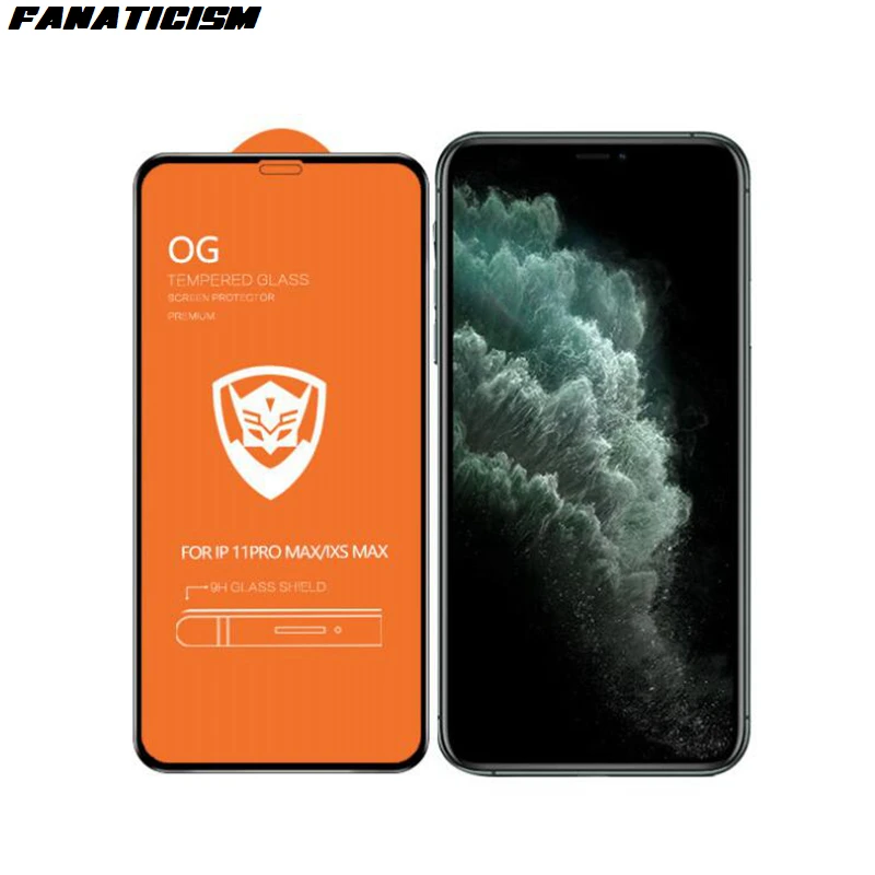 US $1.402.00 2000pcs King Kong Armor OG Big Curved Full Glue Tempered Glass For Iphone Xs Max 11 Pro Max 6 6s 7 8 Plus X XR Screen Protector