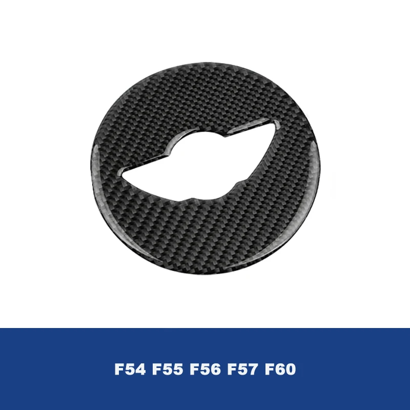 Углеродное волокно панель рулевого колеса наклейка эпоксидная наклейка s для mini cooper R55 R56 R57 R60 R61 F54 F55 F56 F60 земляк Clubman - Название цвета: F Series