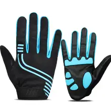 Отражающие длинные перчатки для горного велосипеда с сенсорным экраном, перчатки для всех пальцев, Зимние перчатки для верховой езды для взрослых, теплые перчатки для велосипеда