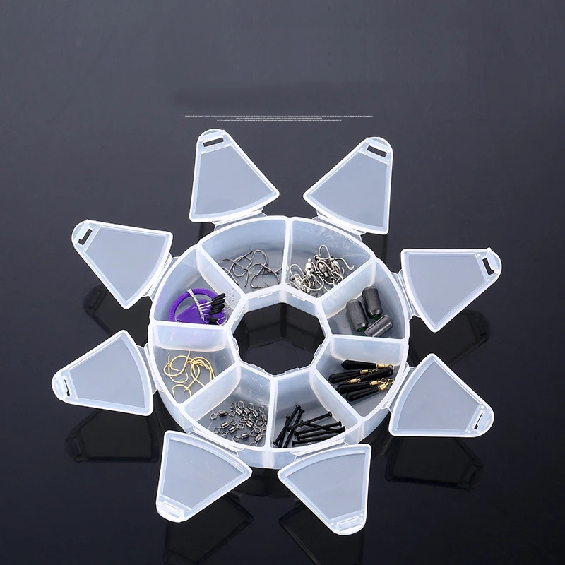 1PC Plastic Fishing Accessories Box Fish Hook Bait Storage Box Fishing Box Outdoor Fishing Tackle Container Pesca