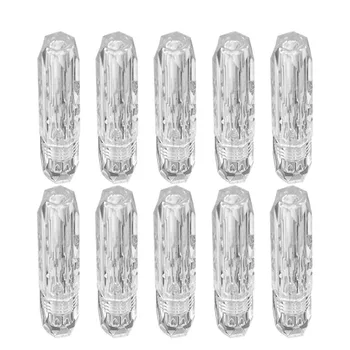 

1 Set 4ml Diamond Shaped Clear Lip Gloss Tube Cosmetic Lipgloss Empty Packaging Container Lip Gloss Empty Bottles