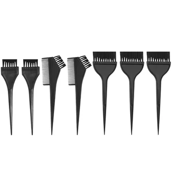 

1 Set of 7pcs Professional Hair Dye Brushes Hair Coloring Brushes Applicator for Salon Home