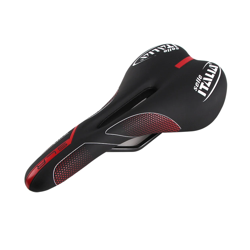 Седло для гоночного велосипеда selle пластиковое Велосипедное Сиденье для шоссейного велосипеда italia широкое открытое мягкое велосипедное седло для взрослых MTB, запасные части для горного велосипеда