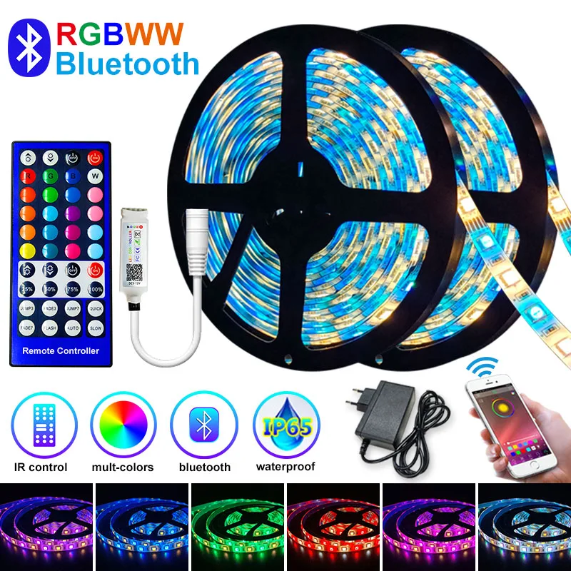 5 м возможностью погружения на глубину до 30 Светодиодные ленты светильник Bluetooth