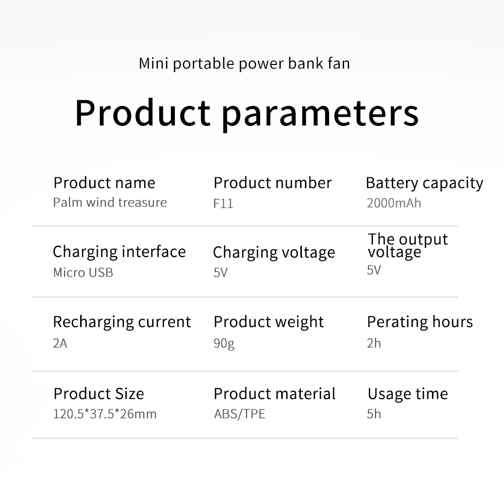 Портативный Перезаряжаемый мини-вентилятор Powstro, 2 в 1, портативный мини-вентилятор, мини-вентилятор, Usb, летний охлаждающий вентилятор для путешествий на открытом воздухе, кемпинга