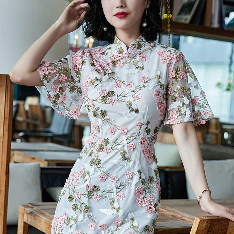 

[Agent Main Push Have Preferential Price] 2019 Spring And Summer New Style Women's Water Soluble Lace Embroidered gai liang kuan