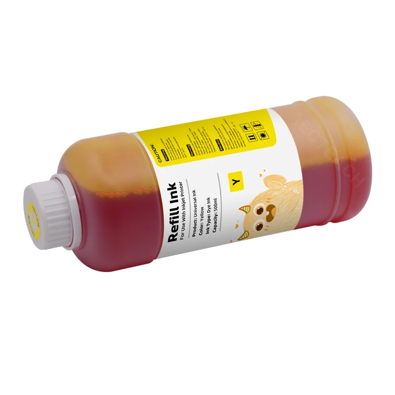 Aecteach 500ml Bottle Printer Dye Ink Refill Kits For HP 123 122 121 302 304 301 300 650 652 21 22 140 141 901 350 XL Cartridges