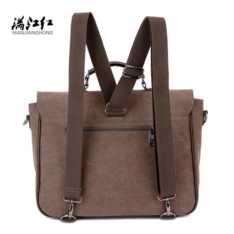 

2019 New Style Korean-style Hand Canvas Bag Briefcase Cross Shoulder Oblique Multi-functional Bag