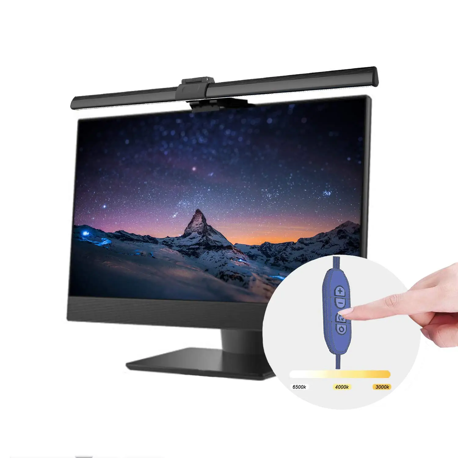 Регулируемая 5 в USB светодиодный Регулируемая лампа настольная монитор для ноутбука экран световая панель офисная не Мерцающая защита глаз лампа для чтения