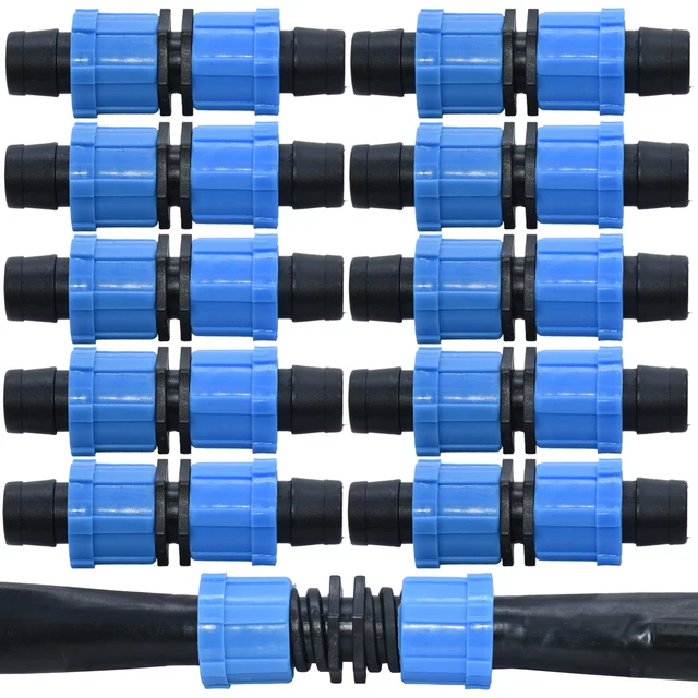 Kesla 10-20 Pc Üvegház 5/8 Mm-Es Cseppszalag Csatlakozó Gyors Az Öntöző Tömlő Javításszál-Zár Hosszabbító Ízület