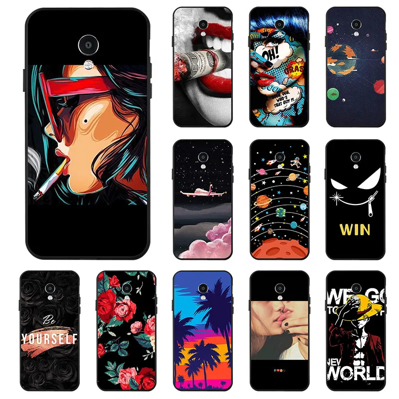 

Vanveet Fashion Black Silicon Case For Meizu Meilan 5S Cases Anti-knock Phone Cover For Meizu M5s M612Q M612M M612H Covers