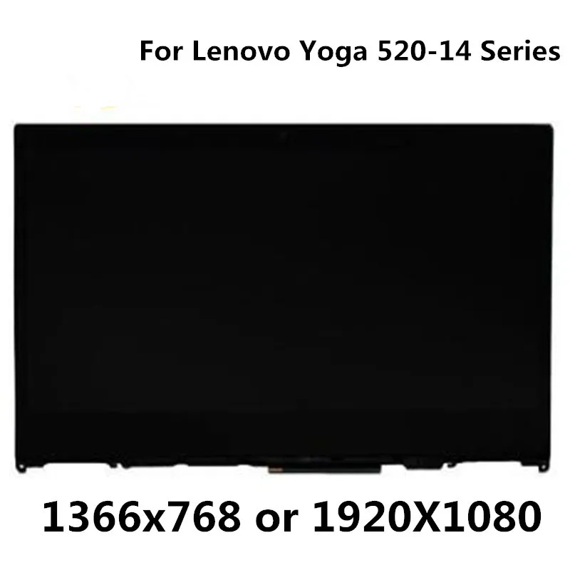 14 0 для Lenovo Yoga 520-14 520-14ikb 80X8 80YM ЖК-дисплей с сенсорным дигитайзером в сборе fru 5D10N45603