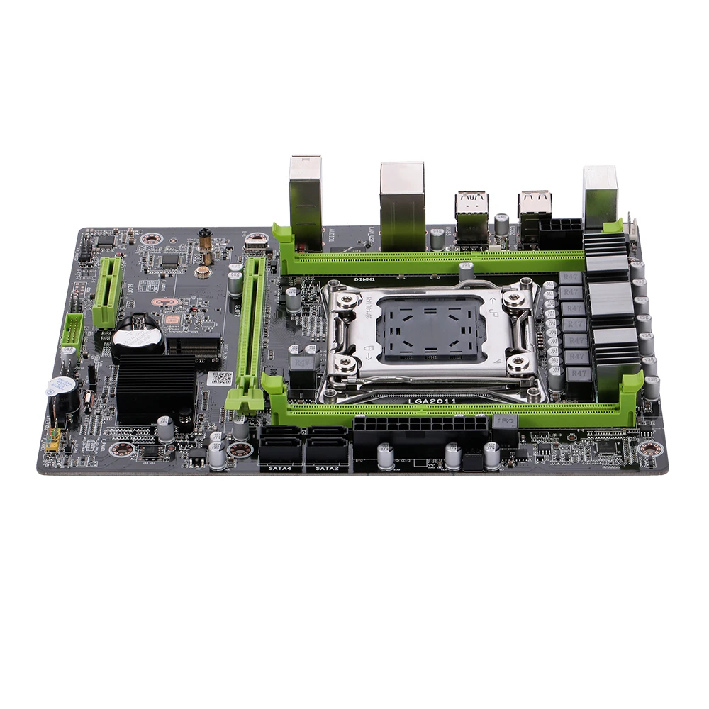 X79M2 2,0 Lga 2011 LGA2011 материнская плата 1000 Мбит/с сетевая карта SATA2.0 DDR3 двухканальный M-ATX памяти для настольных ПК для Intel Xeon E5