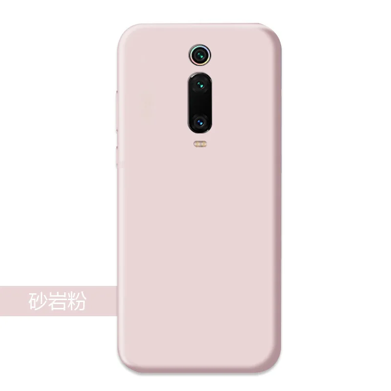 10 шт. мягкий жидкий силикон чехол для xiaomi 8 9 9SE 6X MIX 2 S/MIX 3 для Redmi 7 7A Note7/Note7 Pro K20/K20 Pro прозрачный корпус - Цвет: Pink