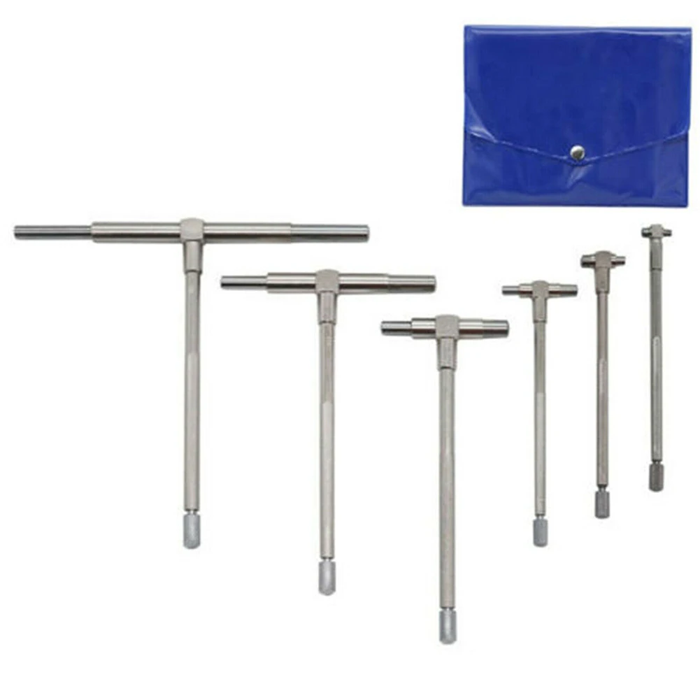 6pcs 8150mm Silver TBore Scale Portable Measurement Caliper