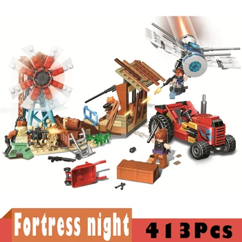 

Fortress Night 4 in 1 Model Building Blocks bricks Technic Toys Children Kids Gifts Mini Kids DIY Sets