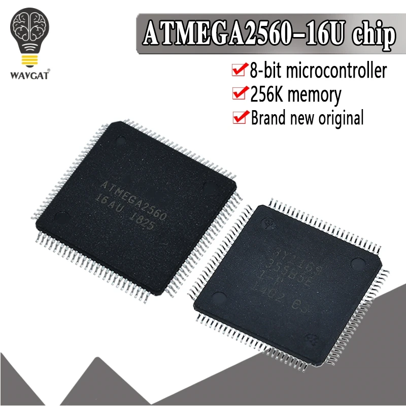 

ATMEGA2560 ATMEGA2560-16AU LQFP-100 8-bit Microcontroller with 64K/128K/256K Bytes In-System Programmable Flash