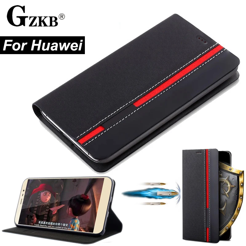 

huawei p10 p30 p20 lite 2019 Case Ultra thin Leather flip cover for huawei p20 p30 pro back cases Wallet Style Stand