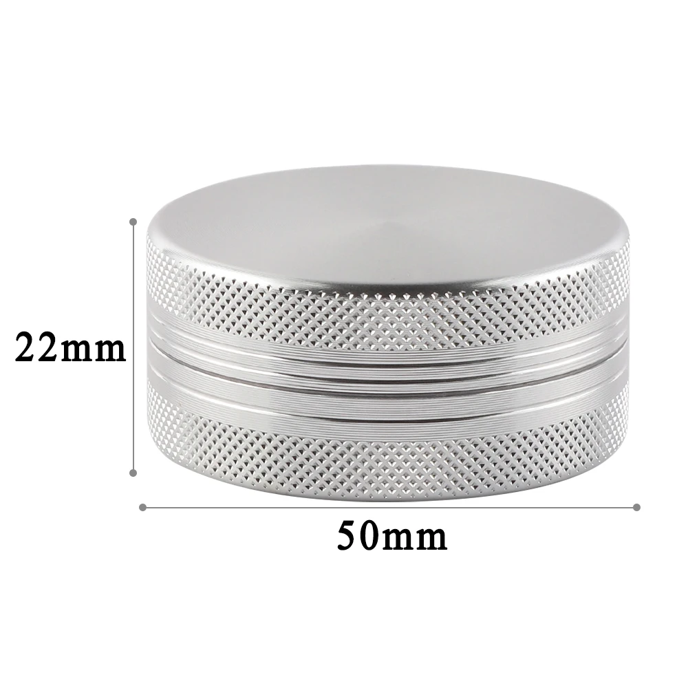 Herb grinder Smoking accessories Tobacco smoking accessories Tobacco grinder 2-layer Aluminum Herbal Herb Grinder Tobacco Smoke Grinders Smoking Pipe Container Accessories