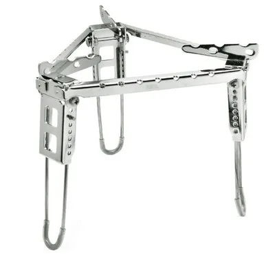 

Outdoor Cooking Camping Portable Folding Stainless Steel Triangle Bracket Foldable Stove Pot Stand