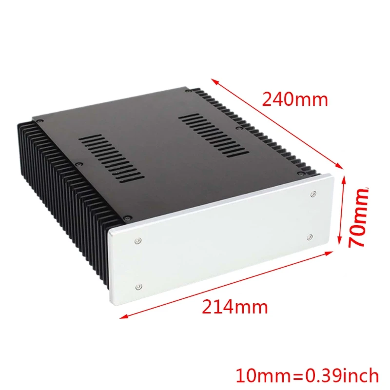 Mini amplificatore Case DIY Box Box Box Box Box CJ0082-WA92 Tutto Alluminio Classe A Telaio Utilità Da Utilizzare 