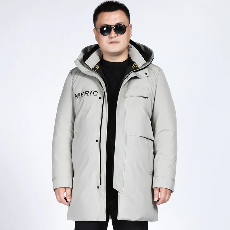 10XL 8X зимняя теплая белая куртка для мужчин, верхняя одежда, толстые зимние парки, пальто с капюшоном, мужская повседневная теплая ветрозащитная куртка для мужчин