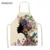 Cute Cartoon Cat Print Kitchen Apron Waterproof Apron Cotton Linen Wasy to Clean Home Tools 12 Styles to Choose From 8