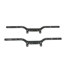Applicable à MN Modèle 1:12RC Voiture D90 D91 99S Mise À Niveau Modification Pièces En Fiber De Carbone Faisceau Faisceau Principal Paire Noir
