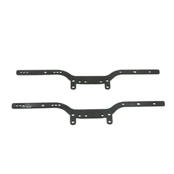 Applicable à MN Modèle 1:12RC Voiture D90 D91 99S Mise À Niveau Modification Pièces En Fiber De Carbone Faisceau Faisceau Principal Paire Noir 
