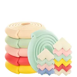 Protection pour enfants, 5M + 8 pièces, Protection de sécurité pour bébé, Protection d'angle pour Table de bureau, coussin d'angle pour meubles 