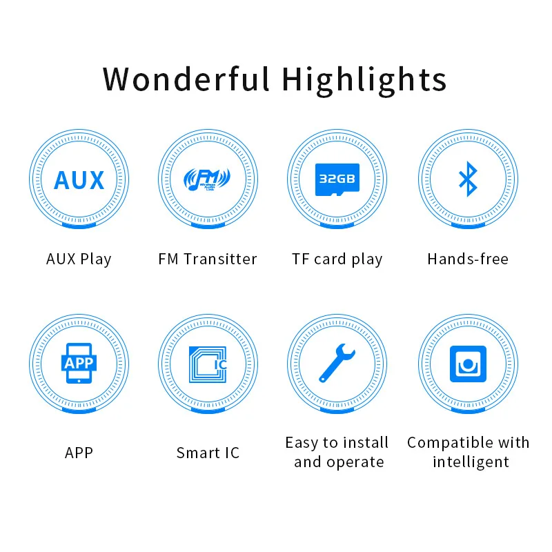 JaJaBor Bluetooth 5 0 Handsfree Car Kit 3 мм разъем AUX аудио mp3 плеер беспроводной fm передатчик АВТО