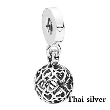 

2019 NEW 100% 925 Sterling Silver Harmonious Soul Hanging Charm Noble and Elegant Charming Girlfriend Gift Jewelry 797255