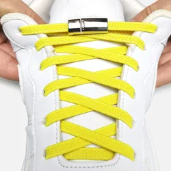 Elastic Magnetic 1Second Locking ShoeLaces Creative Quick No Tie Shoe laces Kids Adult Unisex Shoelace Sneakers Shoe Laces