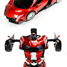 Робот с дистанционным управлением, радиоуправляемые игрушки-трансформеры, один ключ, автомобиль, фигурки, класс, Электронная трансформация, Posion VS Jia Qi TT667 FSWB