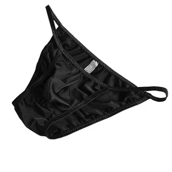 

Mens Sexy Bulge Pouch Low Waist Bikini Lingerie Underwear Thong Brief Underpant