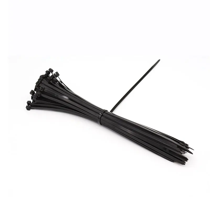 Self-locking Nylon Cable Tie Wire Zip Ties Set 3X80 3X100 3X120 3X300 Black Fasten Cable Tie 100PCS