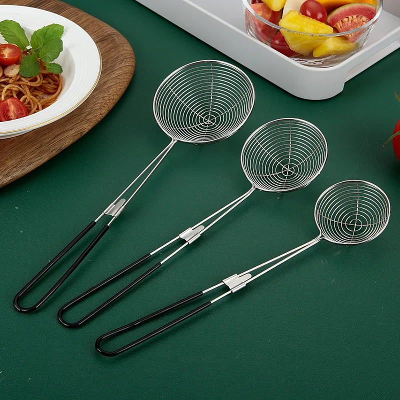 UNbit, Tamis Cuisine Fourniture Fine Maille En Acier Inoxydable Passoire Ensemble Liquide Passoire Tamis Écumoire Ustensiles De Cuisine Net Fuite Cuillère Maille Tamis